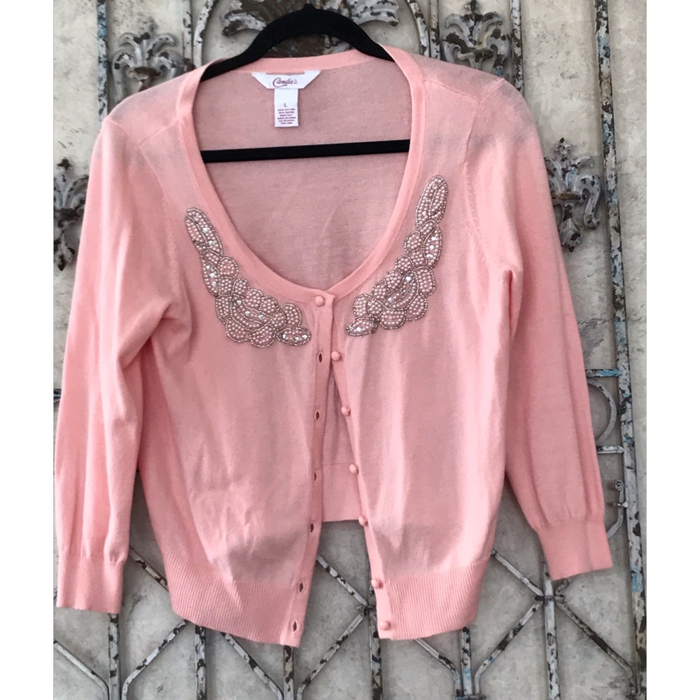 Beaded Crop Cardigan!😍